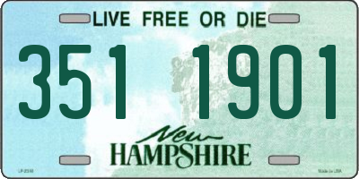 NH license plate 3511901