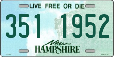 NH license plate 3511952