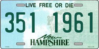 NH license plate 3511961