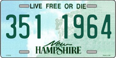 NH license plate 3511964