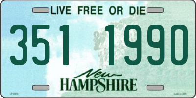 NH license plate 3511990