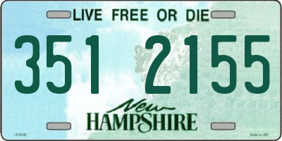 NH license plate 3512155