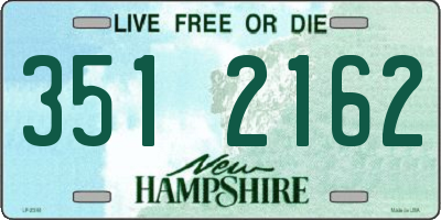 NH license plate 3512162