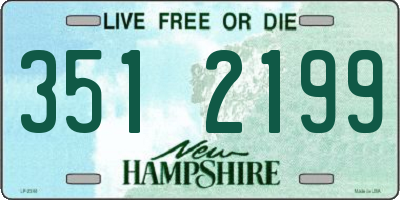 NH license plate 3512199