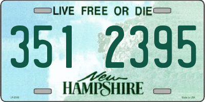 NH license plate 3512395