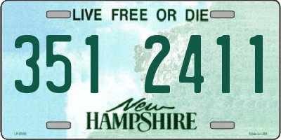 NH license plate 3512411
