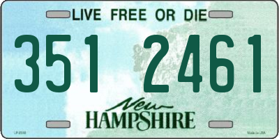 NH license plate 3512461