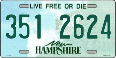 NH license plate 3512624