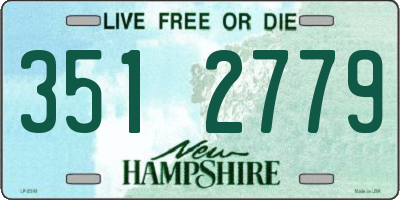 NH license plate 3512779