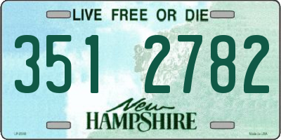NH license plate 3512782
