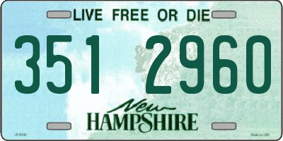 NH license plate 3512960