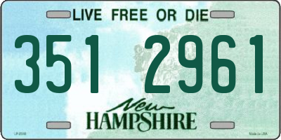 NH license plate 3512961