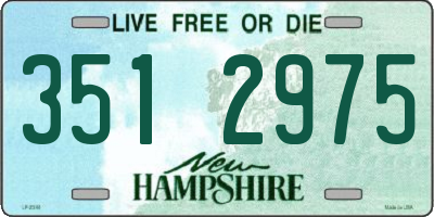 NH license plate 3512975