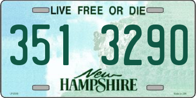 NH license plate 3513290