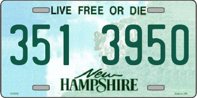 NH license plate 3513950