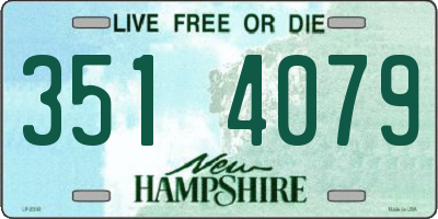NH license plate 3514079