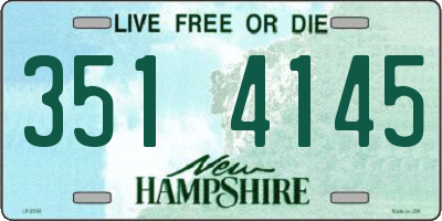 NH license plate 3514145