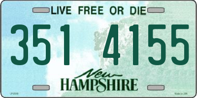 NH license plate 3514155