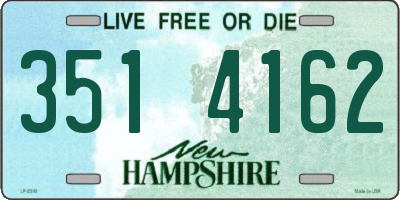 NH license plate 3514162