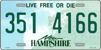 NH license plate 3514166