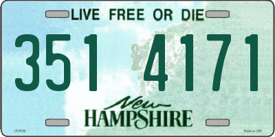 NH license plate 3514171