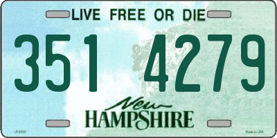 NH license plate 3514279