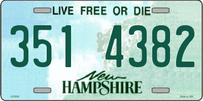 NH license plate 3514382