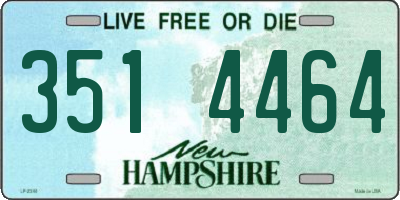 NH license plate 3514464