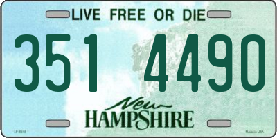 NH license plate 3514490