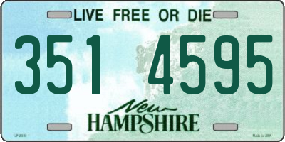 NH license plate 3514595