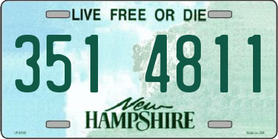 NH license plate 3514811