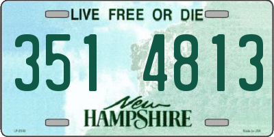 NH license plate 3514813