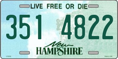 NH license plate 3514822