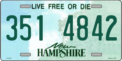 NH license plate 3514842