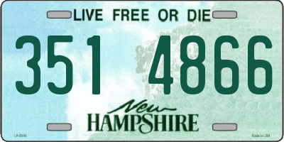 NH license plate 3514866