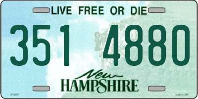 NH license plate 3514880