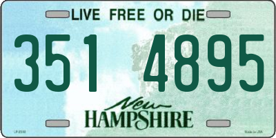 NH license plate 3514895