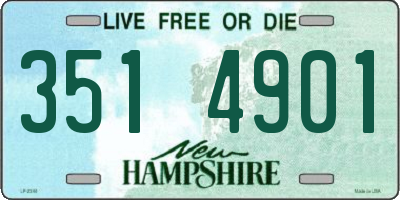 NH license plate 3514901