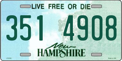 NH license plate 3514908