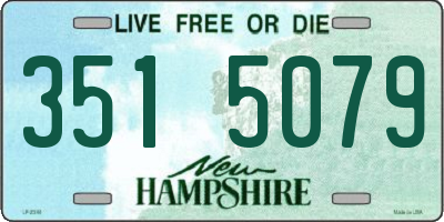 NH license plate 3515079
