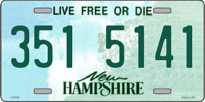 NH license plate 3515141