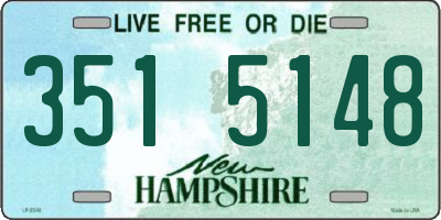 NH license plate 3515148