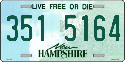 NH license plate 3515164
