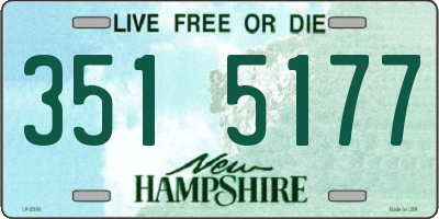 NH license plate 3515177