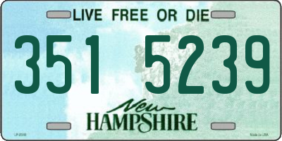 NH license plate 3515239