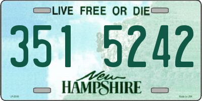 NH license plate 3515242