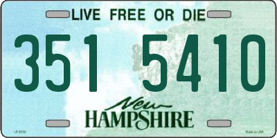 NH license plate 3515410