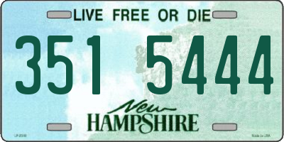 NH license plate 3515444