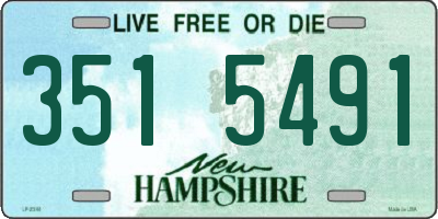NH license plate 3515491