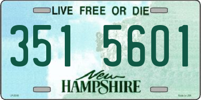 NH license plate 3515601